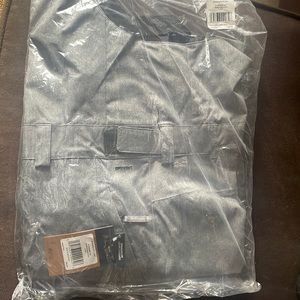 Grey- north face ski/snowboarding bib